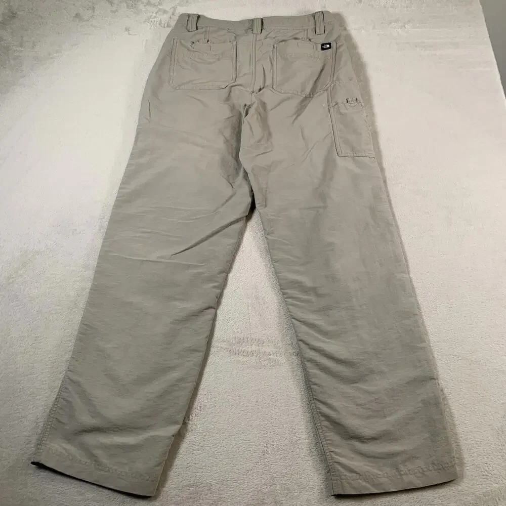 The North Face Men’s Nylon Hiking Pants Size 32‎ Beige Utility Outdoor Trail